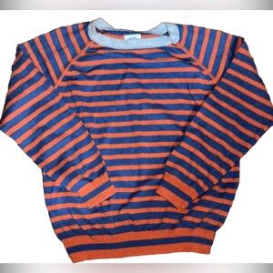 Mini Boden size 7/8 striped sweater needs a little stitch around top of sweater